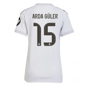 Fotbalové Dres Real Madrid Arda Guler #15 Dámské Domácí Oblečení 2025-26 Krátký Rukáv